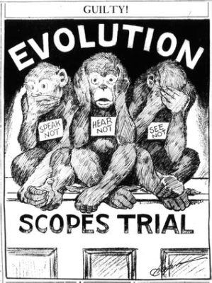 The Scopes Monkey Trial: Evolutionary Biology Versus Fundamentalist Christianity in 1925 Tennessee